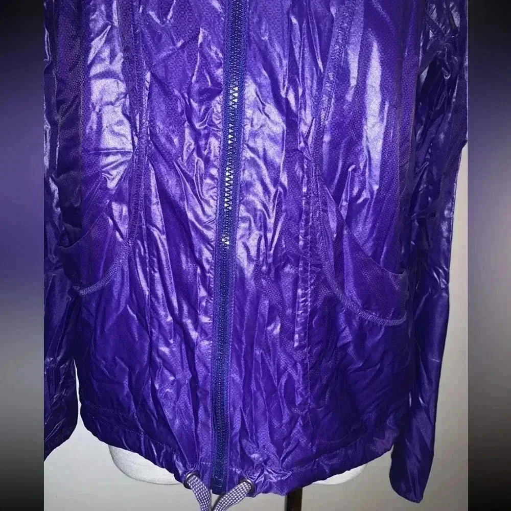 Athleta Purple‎ Windbreaker Jacket SM